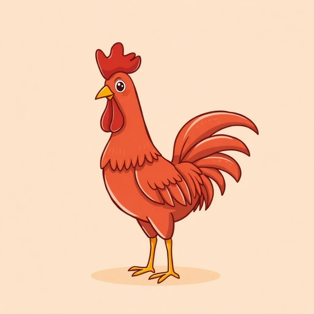 Ilustrație Cocoș