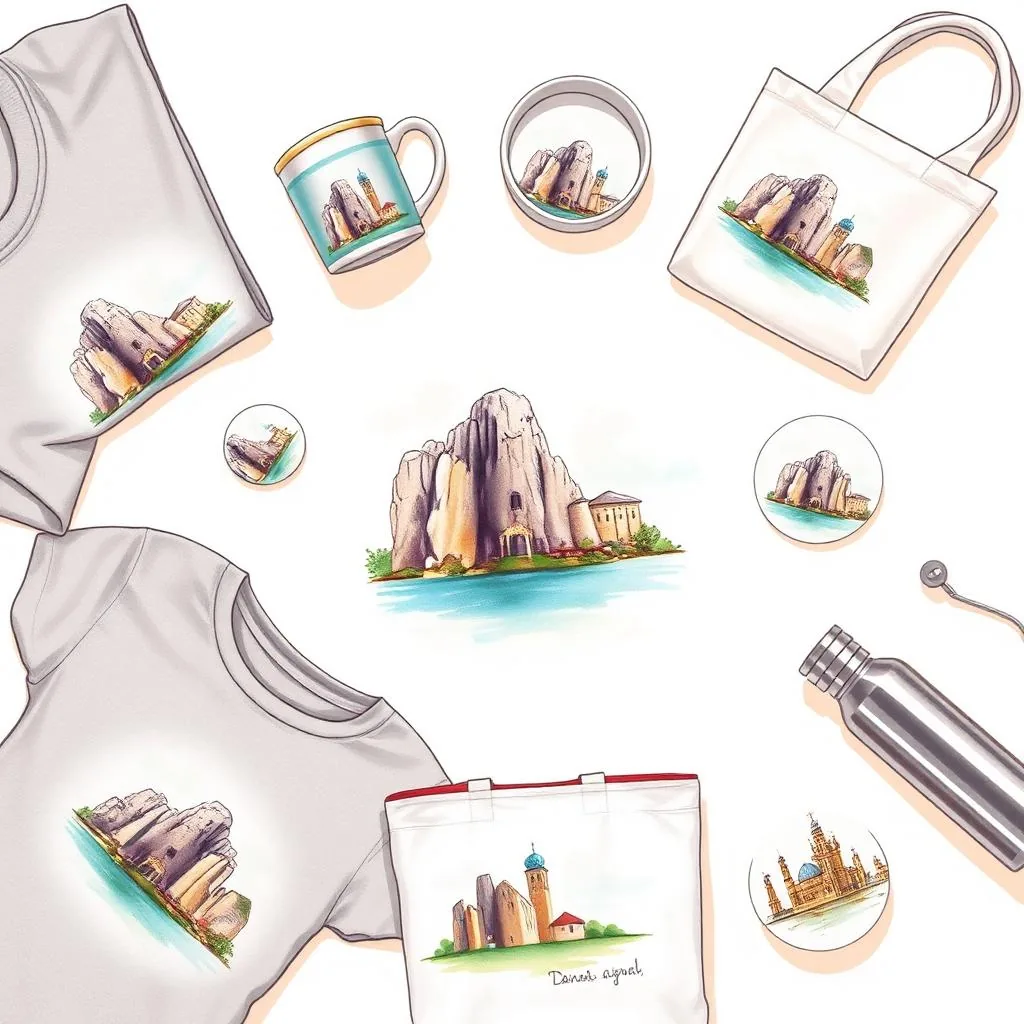 Compoziție vizuală pentru pachetul Branding turistic
