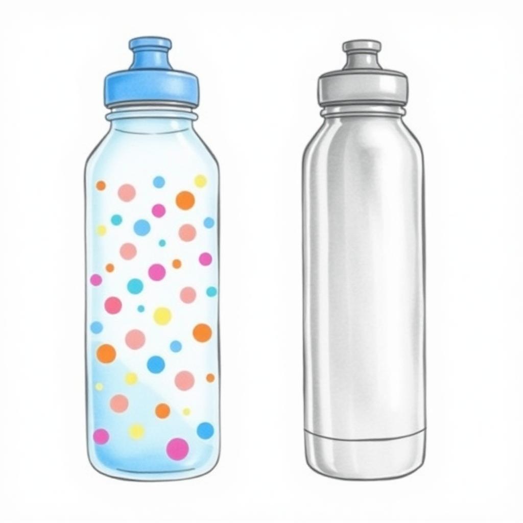 Ilustrație Bidon sport personalizat