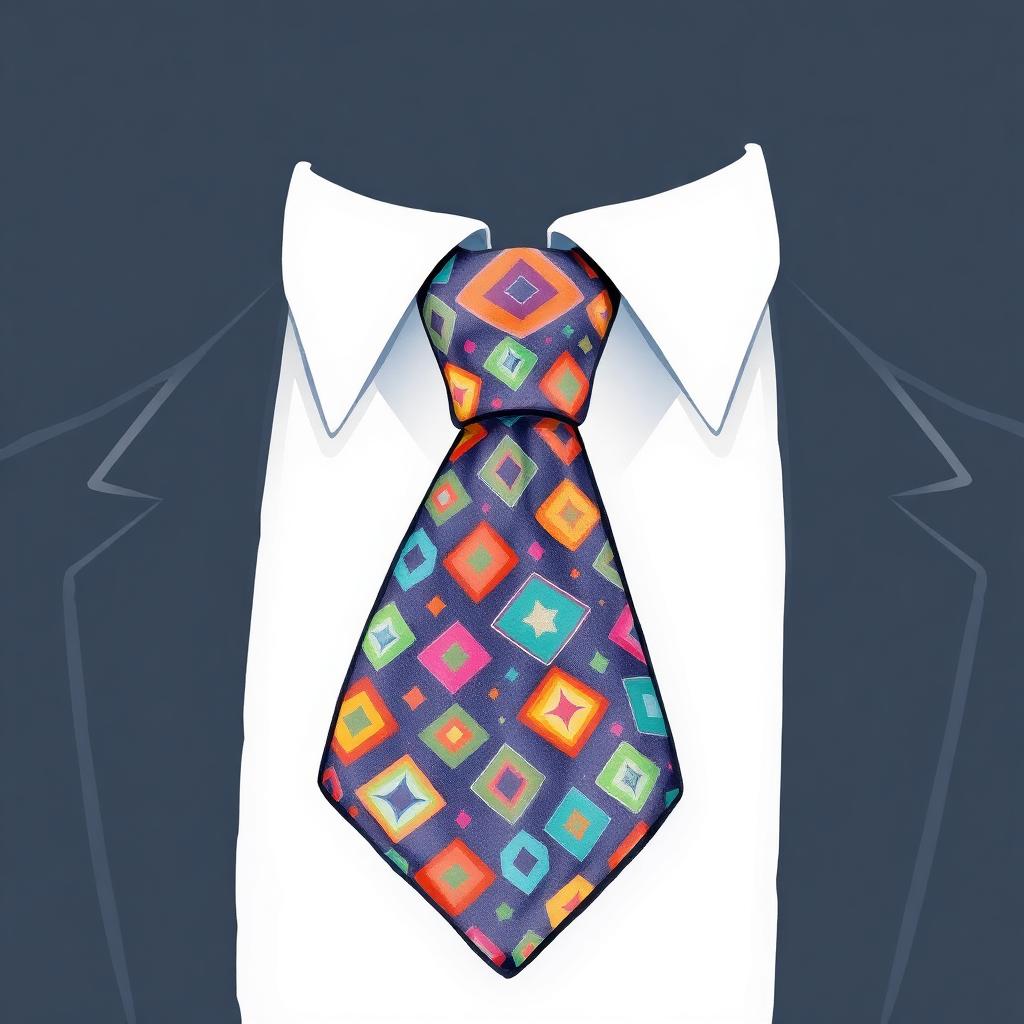 Ilustrație Cravată personalizată