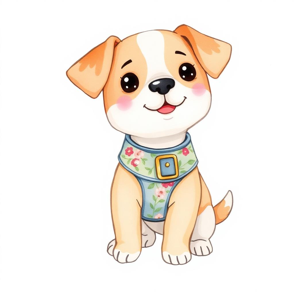 Ilustrație Ham personalizat pentru câine