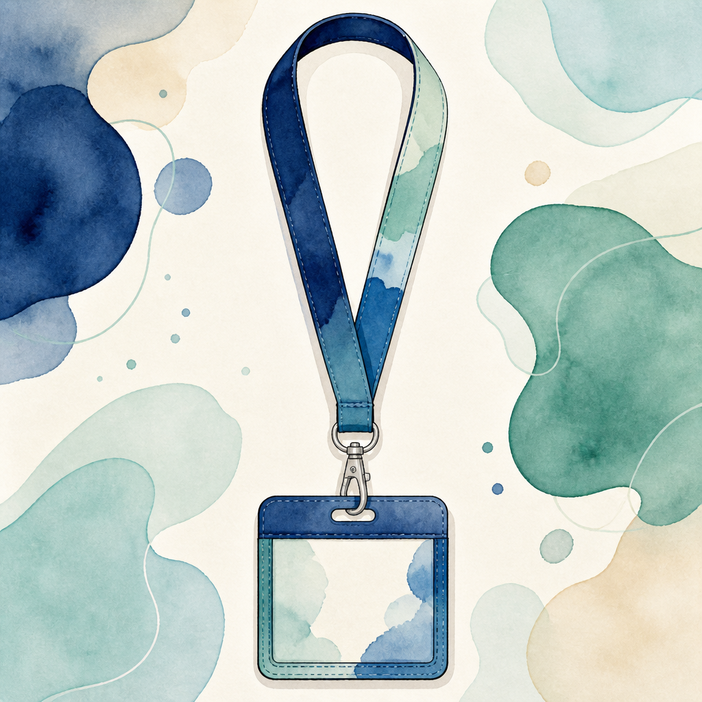 Ilustrație Lanyard personalizat