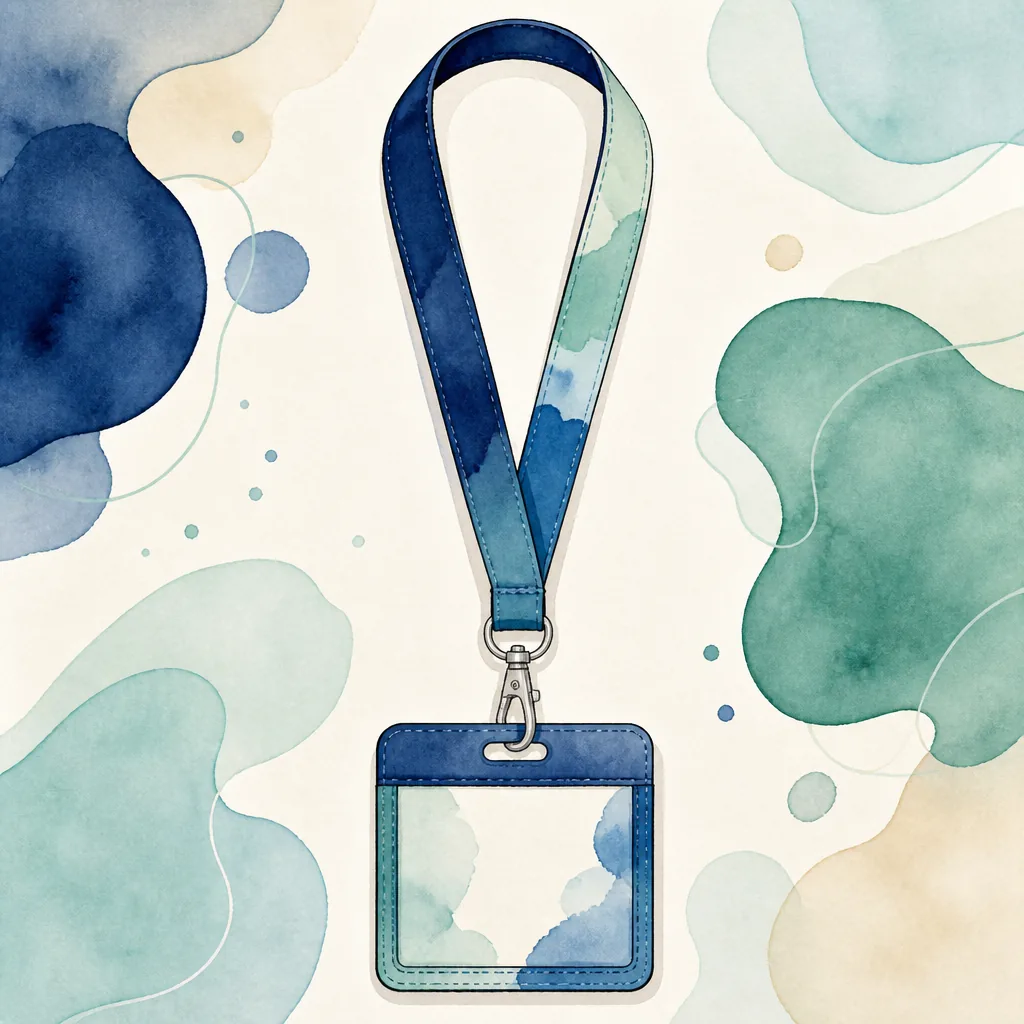 Ilustrație Lanyard personalizat