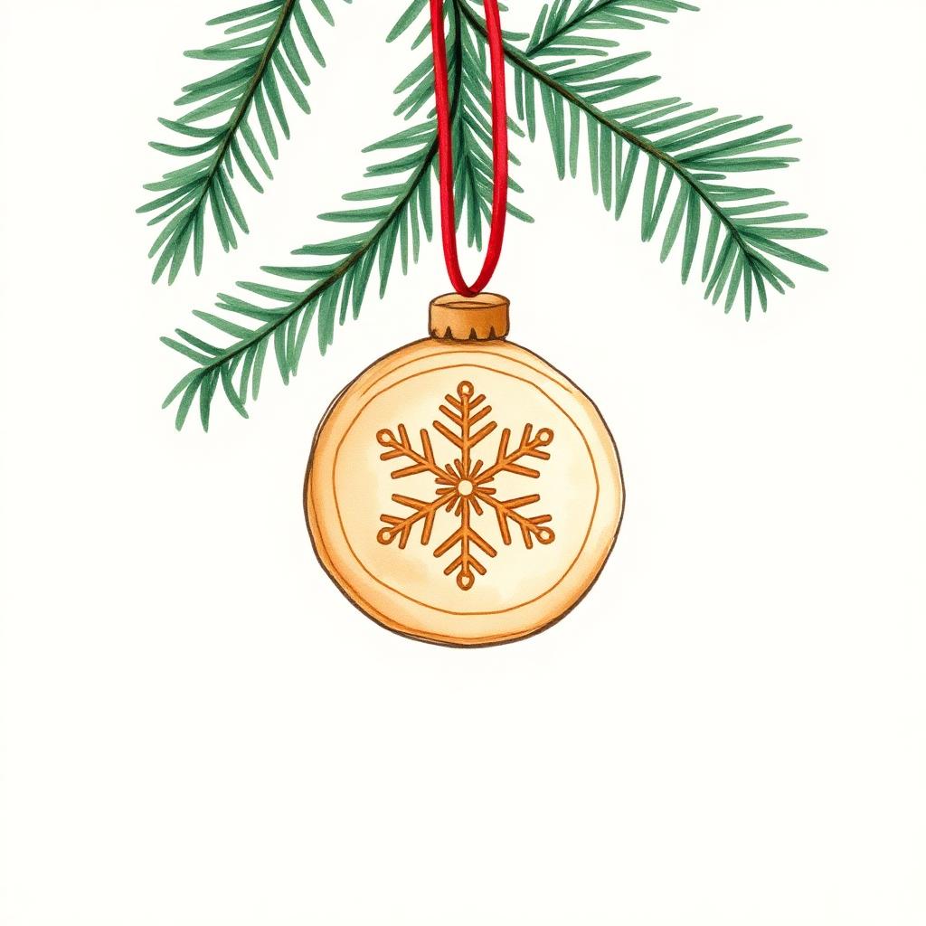 Ilustrație Ornament din lemn
