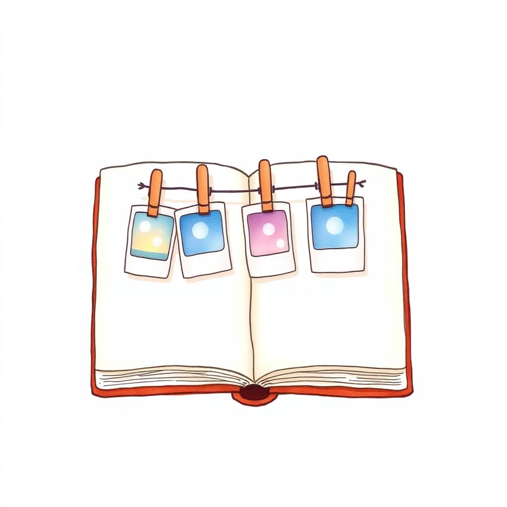 Ilustrație PhotoClip-Book personalizat