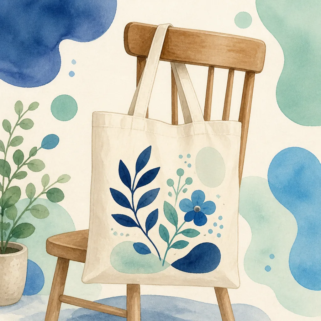Ilustrație Tote-bag bumbac