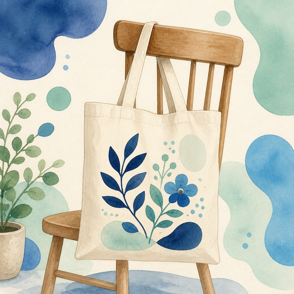 Ilustrație Tote-bag bumbac